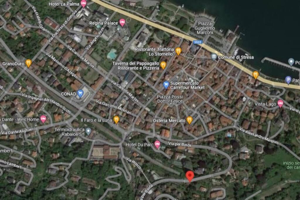 La Finestra Sul Lago - In Villa Con Vista E Posto Auto Coperto ستريزا المظهر الخارجي الصورة